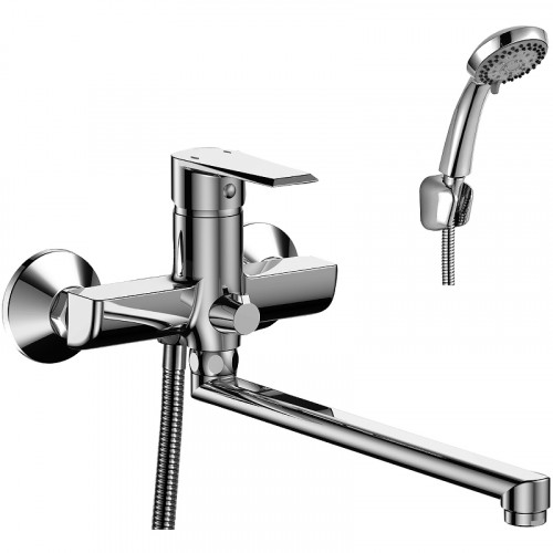Смеситель для ванны Rossinka RS28-33 универсальный Хром латунь на стену