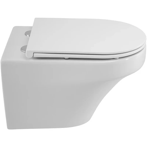 Комплект унитаза Cezares Duet CZR-2462-TH-TOR/CZR-870-SC с инсталляцией BelBagno BB026/BB051CR с сиденьем Микролифт и клавишей смыва Хром фаянс подвесной