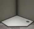 Душевой поддон из искусственного камня Veconi Tezeo 90x90 TZ12-90T-01-19C3 Белый