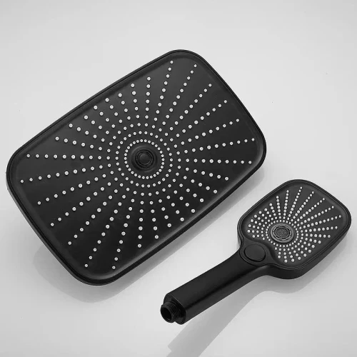 Душевая система Shevanik S8536H цвет Черный матовый