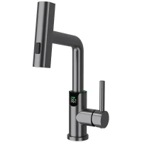 Смеситель для раковины Black&White Sky Day SD3028GM 3028GM Gun Metal