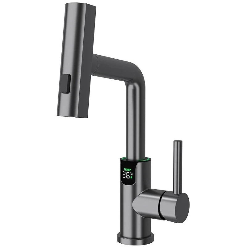 Смеситель для раковины Black&White Sky Day SD3028GM 3028GM Gun Metal