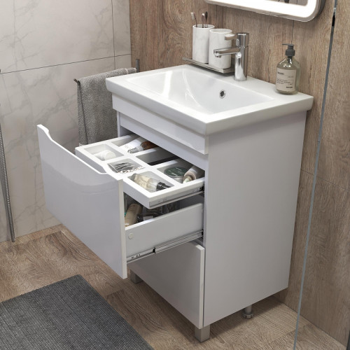 Тумба под раковину Vigo Grani 60 201 цвет Белый