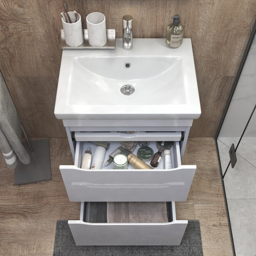 Тумба под раковину Vigo Grani 60 201 цвет Белый