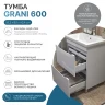 Тумба под раковину Vigo Grani 60 201 цвет Белый