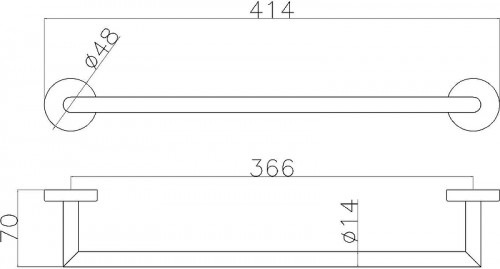 Полотенцедержатель Allen Brau Priority 6.31A11-BN цвет Никель