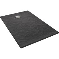 Душевой поддон из искусственного камня Jacob Delafon Tolbiac 140x90 E6D333RU-NGM Черный матовый