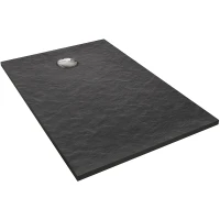 Душевой поддон из искусственного камня Jacob Delafon Tolbiac 140x90 E6D333RU-NGM Черный матовый