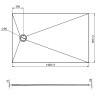 Душевой поддон из искусственного камня Jacob Delafon Tolbiac 140x90 E6D333RU-NGM Черный матовый