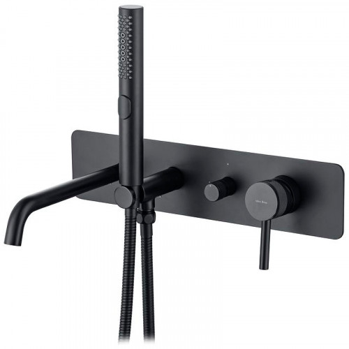Смеситель для ванны Allen Brau Priority 5.31A05-31 Черный матовый латунь встраиваемый