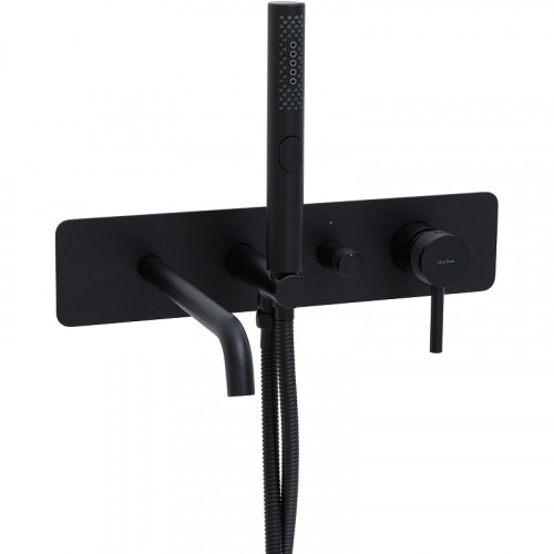 Смеситель для ванны Allen Brau Priority 5.31A05-31 Черный матовый латунь встраиваемый