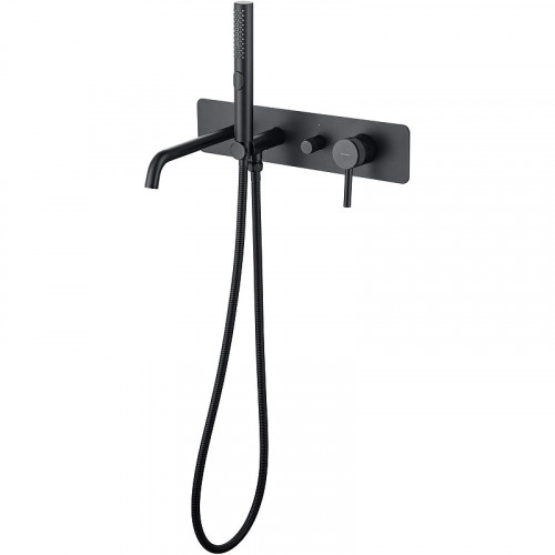 Смеситель для ванны Allen Brau Priority 5.31A05-31 Черный матовый латунь встраиваемый