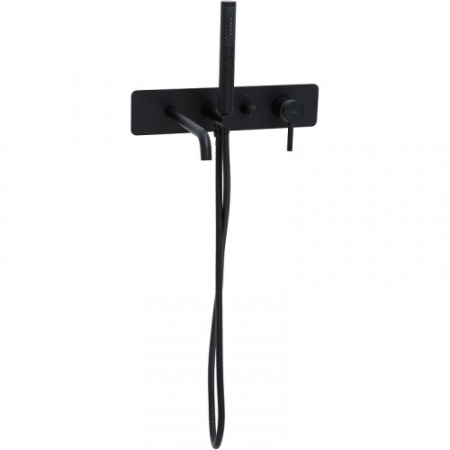 Смеситель для ванны Allen Brau Priority 5.31A05-31 Черный матовый латунь встраиваемый