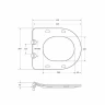 Комплект унитаза BelBagno Amanda BB051CHR+BB051SC с инсталляцией Berges Novum D5 040235 с сиденьем Микролифт и Черной матовой клавишей смыва фаянс подвесной