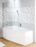 Шторка на ванну Riho Novik Z500 90 G003040120 (GZT9200089) профиль Хром стекло прозрачное