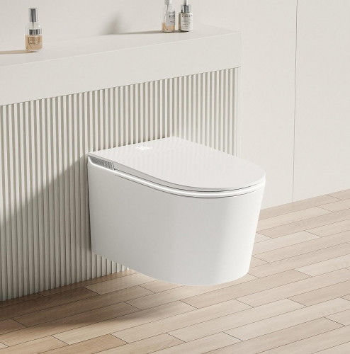 Унитаз биде Allen Brau Smart 4.I1001.20 подвесной цвет Белый с сиденьем Микролифт