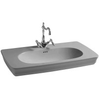 Раковина Artceram Civitas 90 CIL002 34 00 Серая фарфор подвесная