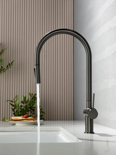 Смеситель для кухни AQUAme Cucina AQM9901GM цвет Оружейный металл