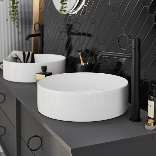 Смеситель для раковины Jacob Delafon Vivienne Signature E38683-LB2-BL Черный матовый латунь