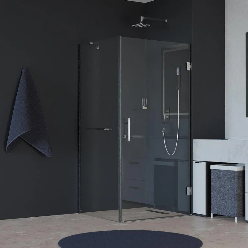 Душевой уголок RGW Hotel 90x90 3506045199-011 профиль цвет Хром стекло прозрачное