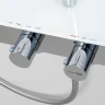 Душевая система WasserKRAFT A113.116.155.CH Thermo с термостатом Хром Белая латунь на стену