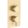 Смеситель для душа Boheme Cell 135-2-MG Золото матовое латунь встраиваемый