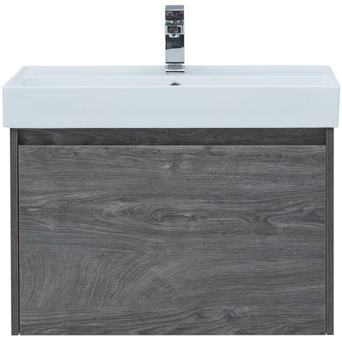 Тумба под раковину Aquanet Nova Lite 75 242274 подвесная Дуб рошелье МДФ / ЛДСП