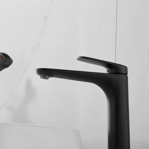 Смеситель для раковины Shevanik S8511H цвет Черный