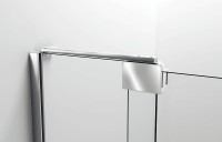 Душевая дверь Vincea Extra 100 VDP-1E9010CGB профиль Черный стекло тонированное