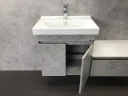 Тумба с раковиной Comforty Осло 60 00-00000835 подвесная Бетон светлый МДФ / ЛДСП