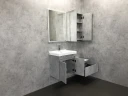 Тумба с раковиной Comforty Осло 60 00-00000835 подвесная Бетон светлый МДФ / ЛДСП