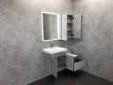 Тумба с раковиной Comforty Осло 60 00-00000835 подвесная Бетон светлый МДФ / ЛДСП