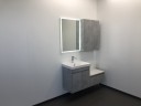 Тумба с раковиной Comforty Осло 60 00-00000835 подвесная Бетон светлый МДФ / ЛДСП