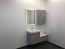 Тумба с раковиной Comforty Осло 60 00-00000835 подвесная Бетон светлый МДФ / ЛДСП