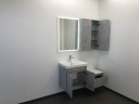 Тумба с раковиной Comforty Осло 60 00-00000835 подвесная Бетон светлый МДФ / ЛДСП