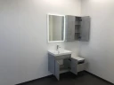 Тумба с раковиной Comforty Осло 60 00-00000835 подвесная Бетон светлый МДФ / ЛДСП