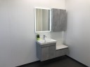 Тумба с раковиной Comforty Осло 60 00-00000835 подвесная Бетон светлый МДФ / ЛДСП