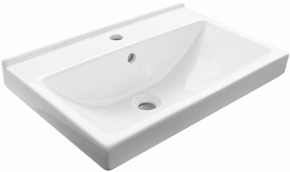 Тумба с раковиной Comforty Осло 60 00-00000835 подвесная Бетон светлый МДФ / ЛДСП