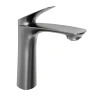 Смеситель для раковины Abelsberg Perfecta INF60101GM цвет Космическая сталь