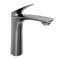 Смеситель для раковины Abelsberg Perfecta INF60101GM цвет Космическая сталь