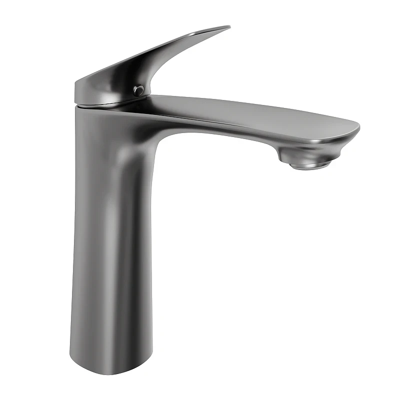 Смеситель для раковины Abelsberg Perfecta INF60101GM цвет Космическая сталь