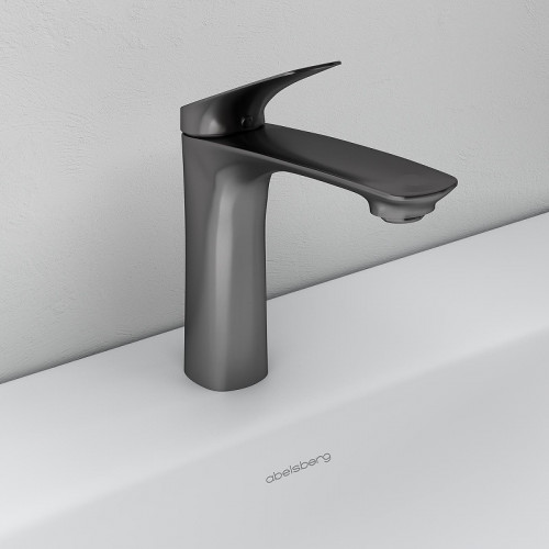 Смеситель для раковины Abelsberg Perfecta INF60101GM цвет Космическая сталь