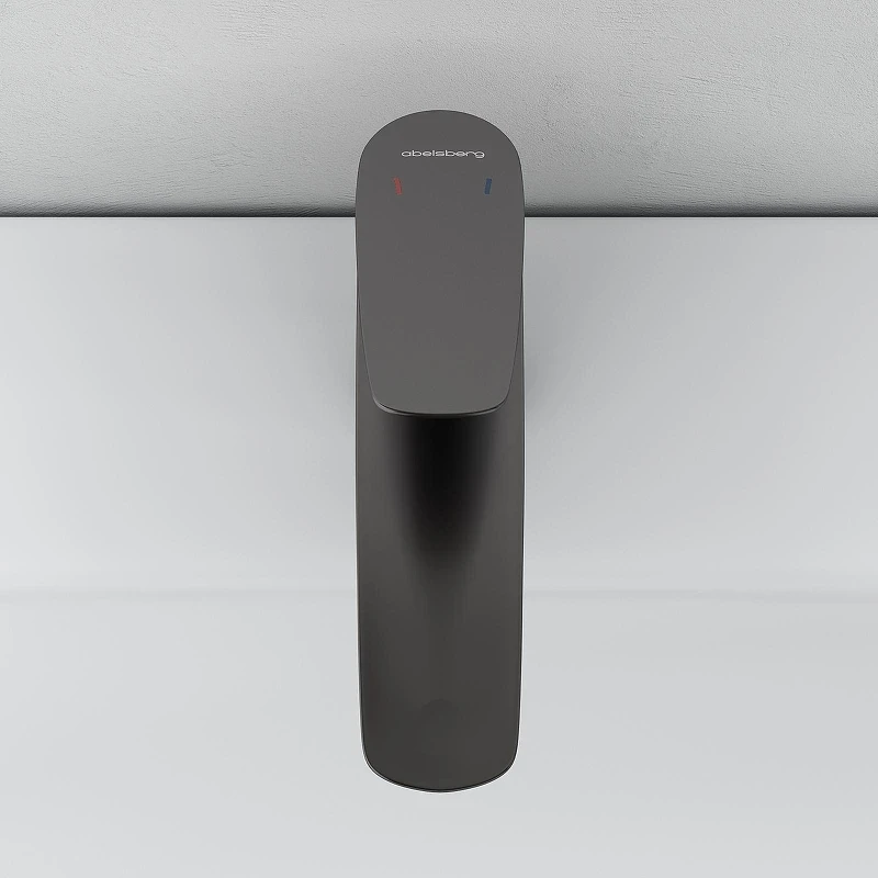 Смеситель для раковины Abelsberg Perfecta INF60101GM цвет Космическая сталь