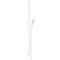 Душевая штанга Hansgrohe Unica S Puro 28632700 Белый матовый латунь на стену