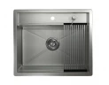 Кухонная мойка Granula Kitchen Space 60 6051 цвет Сталь матовая