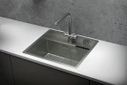 Кухонная мойка Granula Kitchen Space 60 6051 цвет Сталь матовая