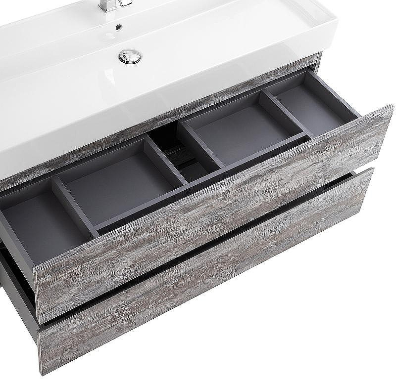 Тумба под раковину Cezares Molveno 46 120 MOLVENO 46-120-2C-SO-LG подвесная Legno Grigio