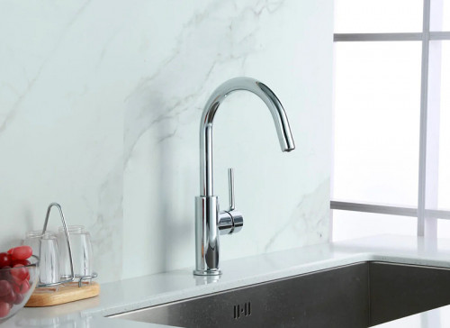 Смеситель для кухни Lemark Comfort LM3073C Хром латунь