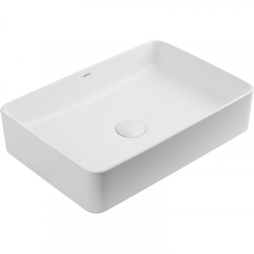 Раковина-чаша Abber Rechteck 51 AC2207MW Белая матовая фаянс накладная