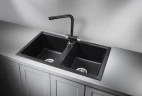 Кухонная мойка Granula 81 8101 цвет Шварц
